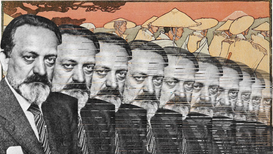 Emil Orlik, Moderne Kunst, Porträt, Mensch als Massenprodukt, Japonismus, Fuji Pilger,
